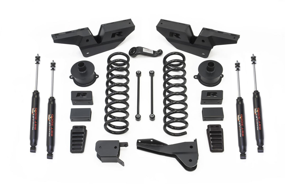 ReadyLIFT 6 Inch Front 3.5 Inch Rear Lift Kit with SST3000 Shocks - 2014-2018 Ram 2500 Diesel 4WD (49-1630-K)