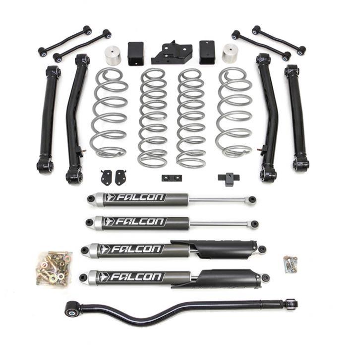 ReadyLIFT 3.5 Inch Terrain Flex 4-Arm Lift Kit with Falcon 2.1 Shocks - 2018-2026 Jeep Wrangler JL (69-6837)