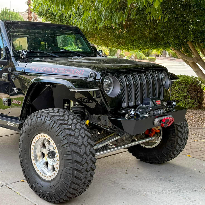 Savvy Aluminum Krawler Lite Base Armor Bundle (Front & Rear Bumpers) - 2020-2026 Jeep JT