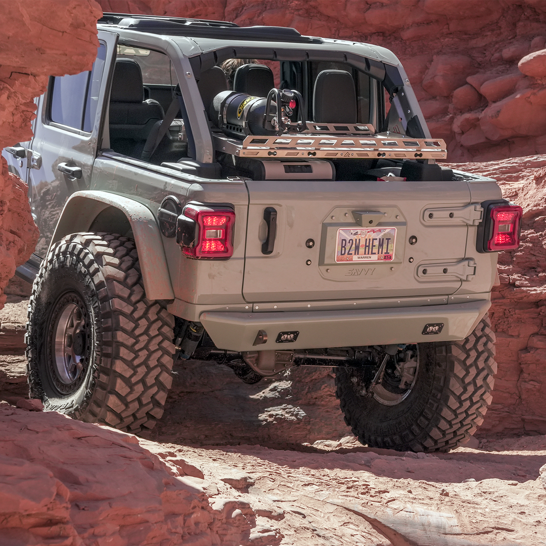 Savvy Aluminum Legacy Base Armor Bundle (Front & Rear Bumpers) - 2018-2026 Jeep JL/JLU