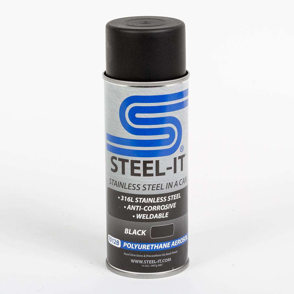 TMR Customs Steel-It Polyurethane Aerosol Paint - BLACK 1012D 1012D
