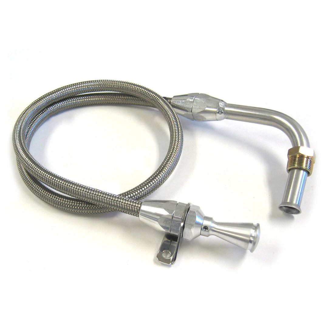 Lokar Hi-Tech Flexible Braided Stainless Transmission Dipstick for C4 Pan