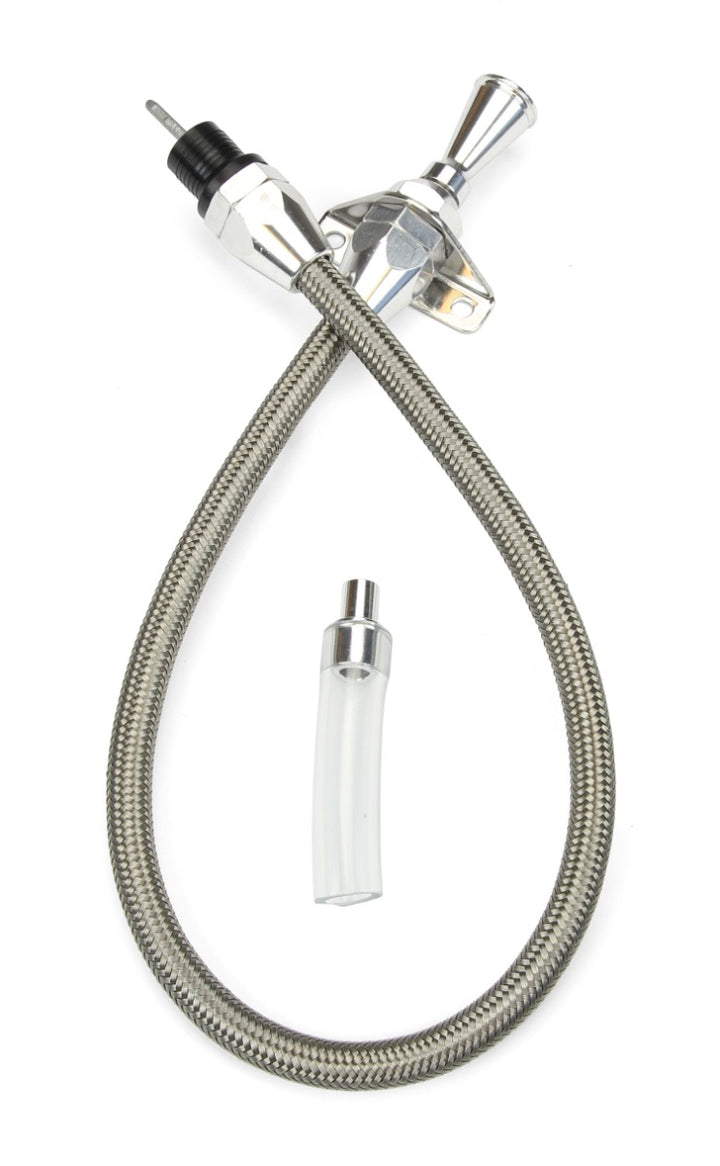 Lokar Hi-Tech Flexible Braided Stainless Transmission Dipstick for 727