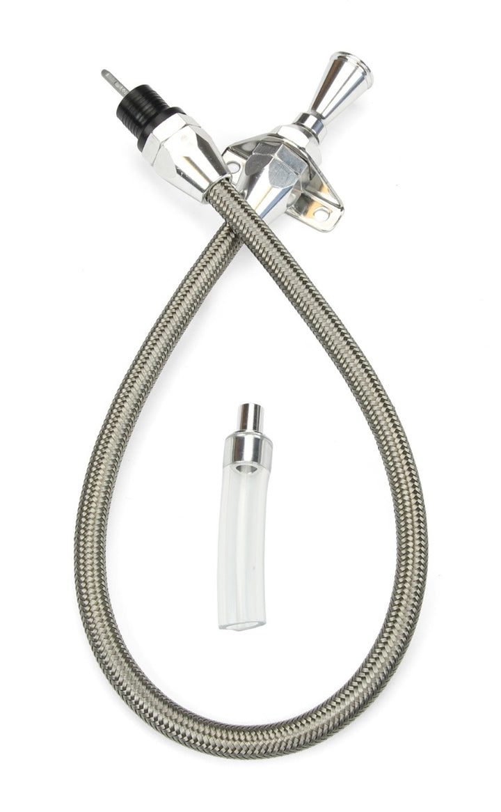 Lokar Hi-Tech Flexible Braided Stainless Transmission Dipstick for Powerglide