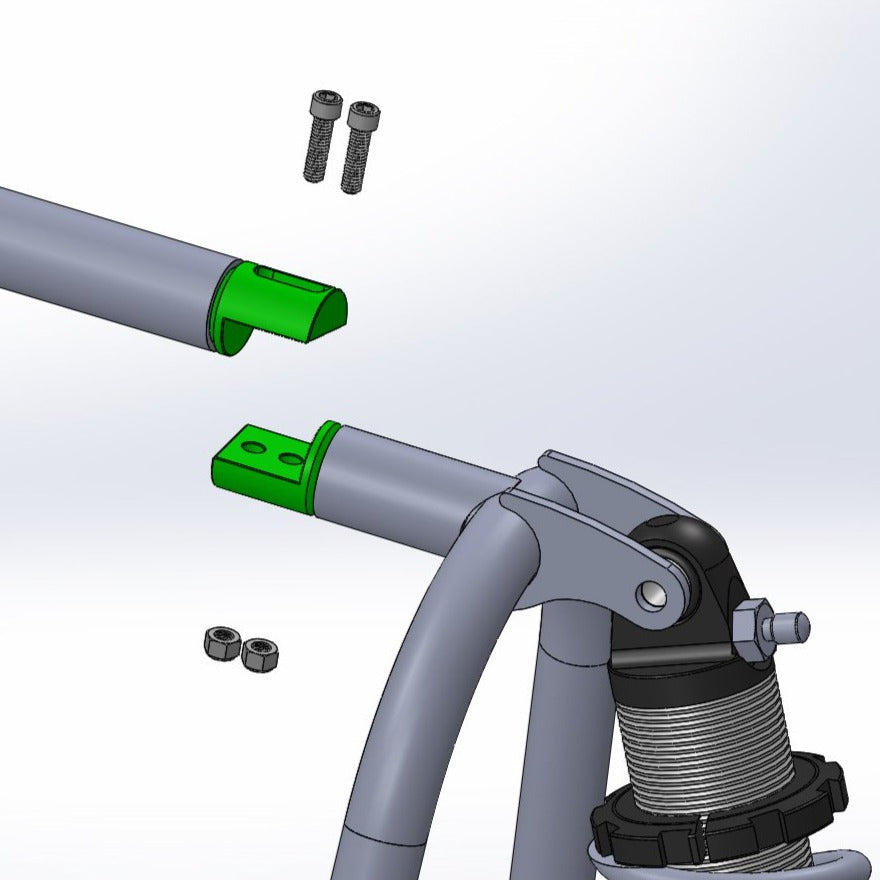 TMR Customs NON Interlocking ID Tube Clamp - Round