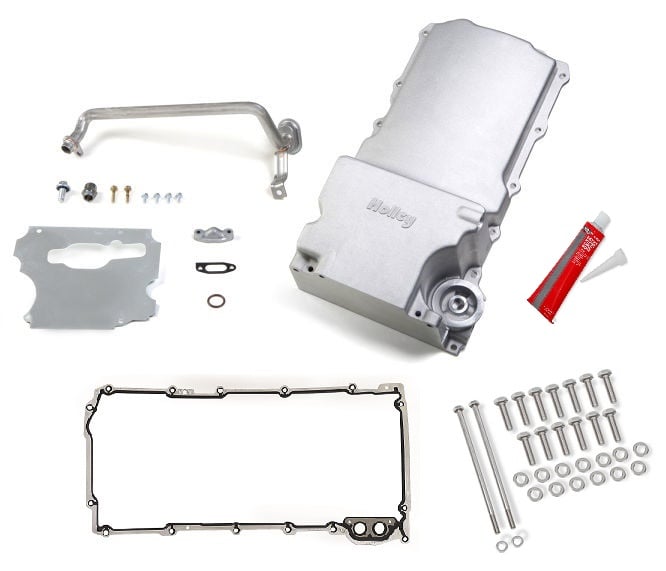 Holley GM LS Swap Oil Pan Kit - Uses 302-1 | SKU VK090000
