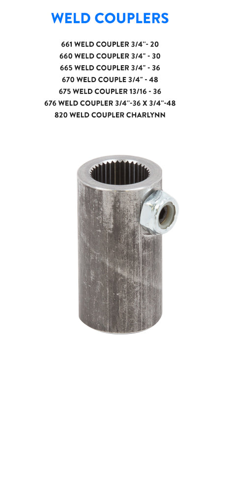 Howe Charlynn Weld Coupler (820)