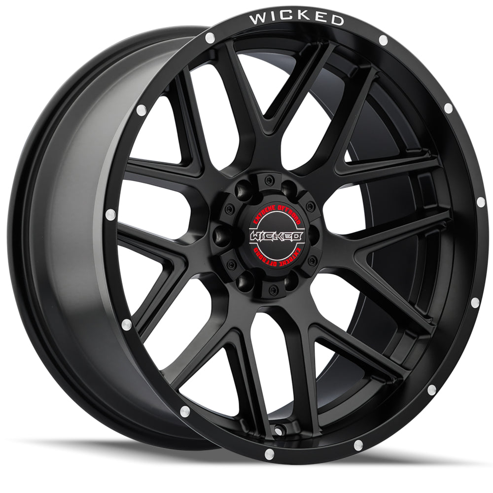 Wicked Offroad W903 | 20x10 | 6 On 135/139.7 | Offset -19 | Satin Black | SKU W903B200267-19MB