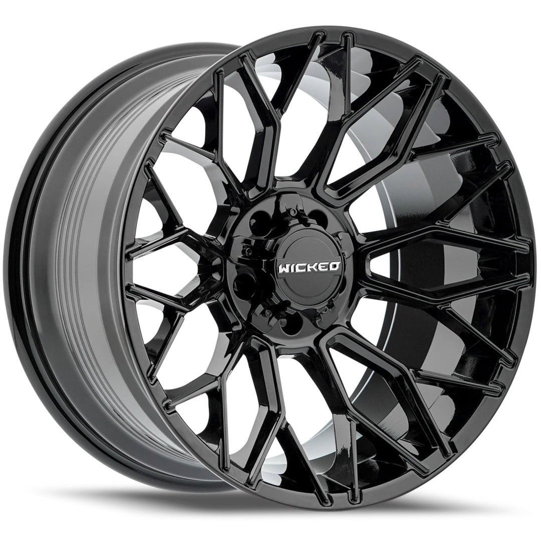 Wicked Offroad W934 | 20x10 | 5 On 127/139.7 | Offset -19 | Gloss Black | SKU W934200050-19GB