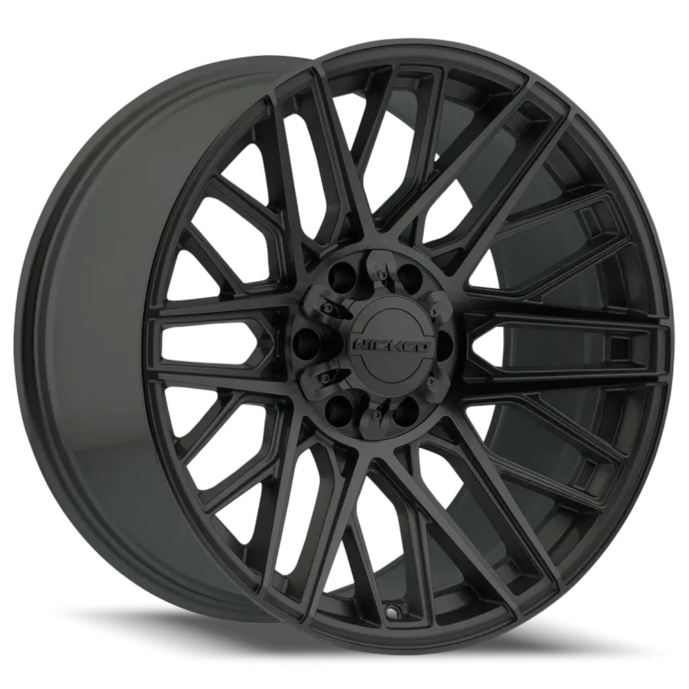 Wicked Offroad W945 | 20x10 | 6 On 135/139.7 | Offset -19 | Gloss Black | SKU W945200267-18AB