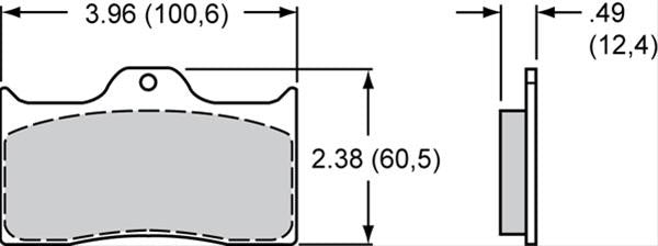 Wilwood BP-10 4 Piston Brake Pads 150-8850K