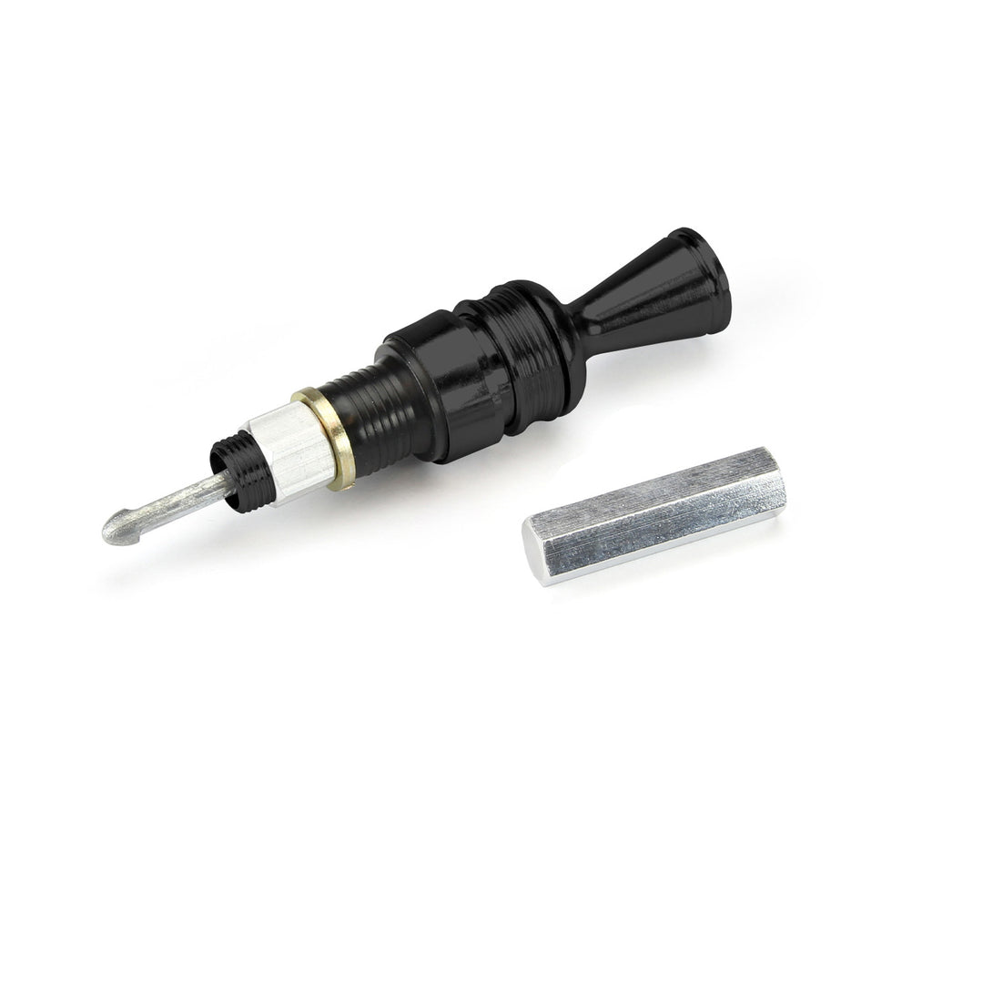 Lokar Anchor-Tight Locking Black Direct Mount Transmission Dipstick for TH-200