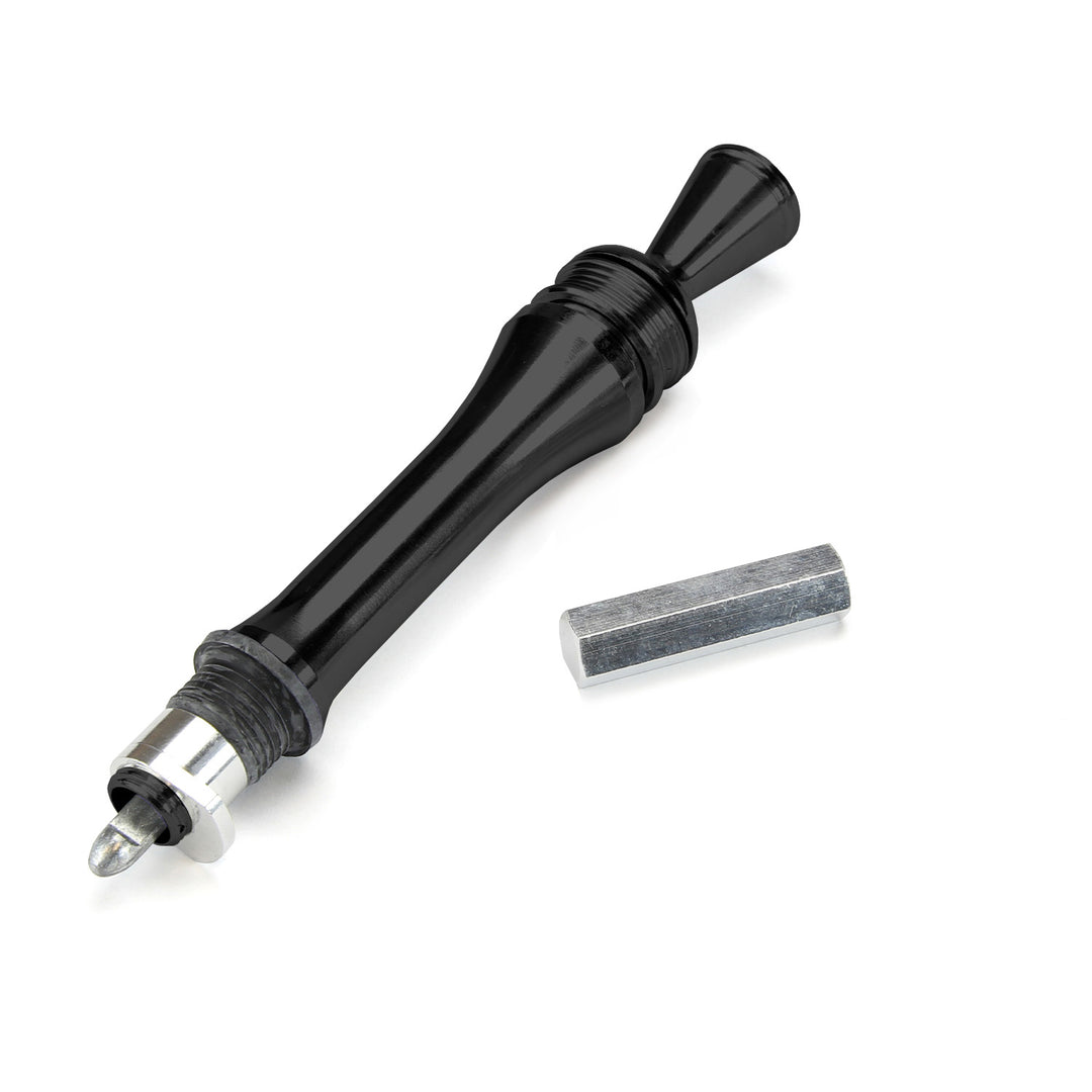 Lokar Anchor-Tight Locking Black Direct Mount Transmission Dipstick for 727/904/518