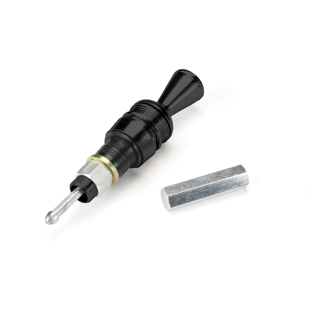 Lokar Anchor-Tight Locking Black Direct Mount Transmission Dipstick for 200-4R