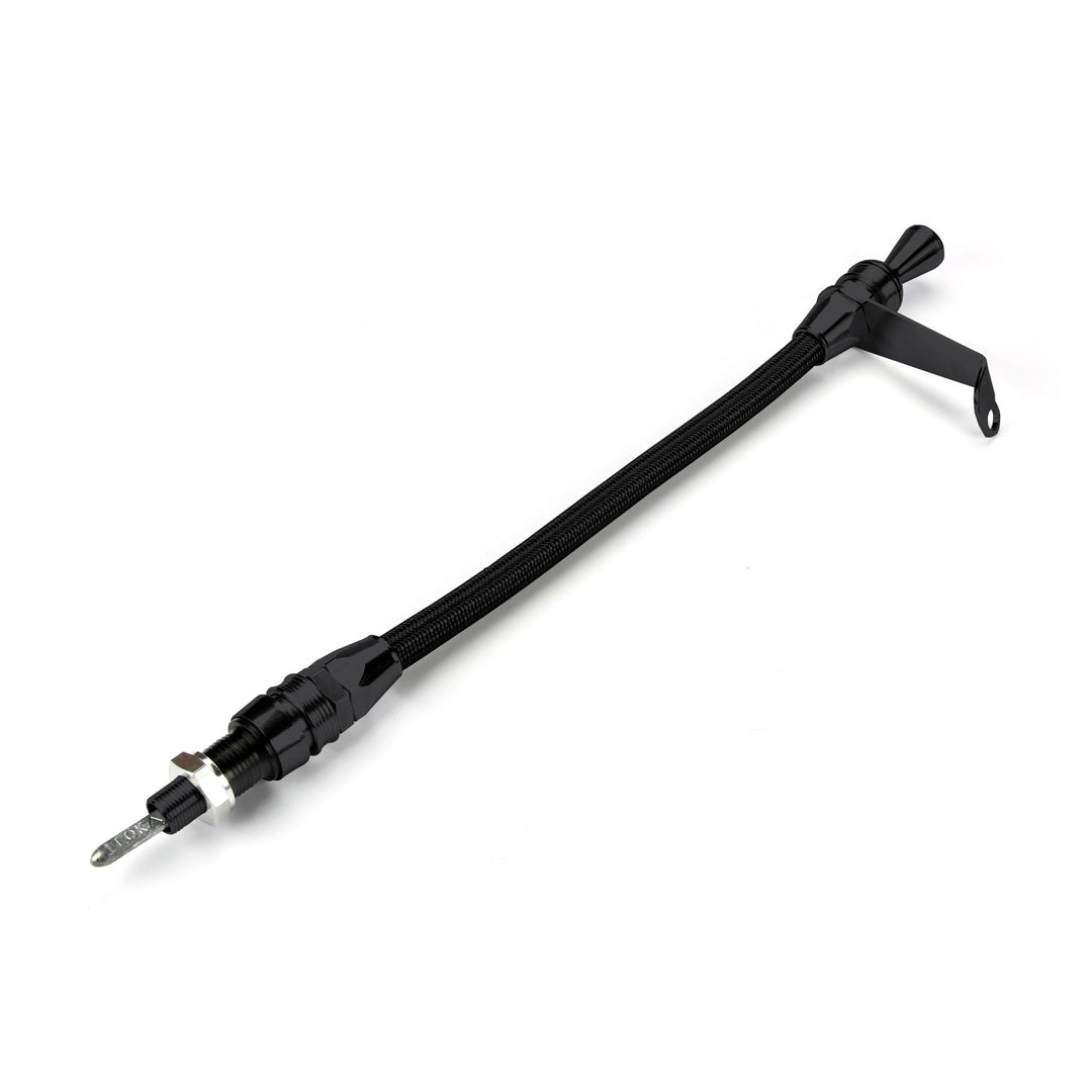 Lokar Anchor-Tight Locking Black Transmount Transmission Dipstick for 700-R4