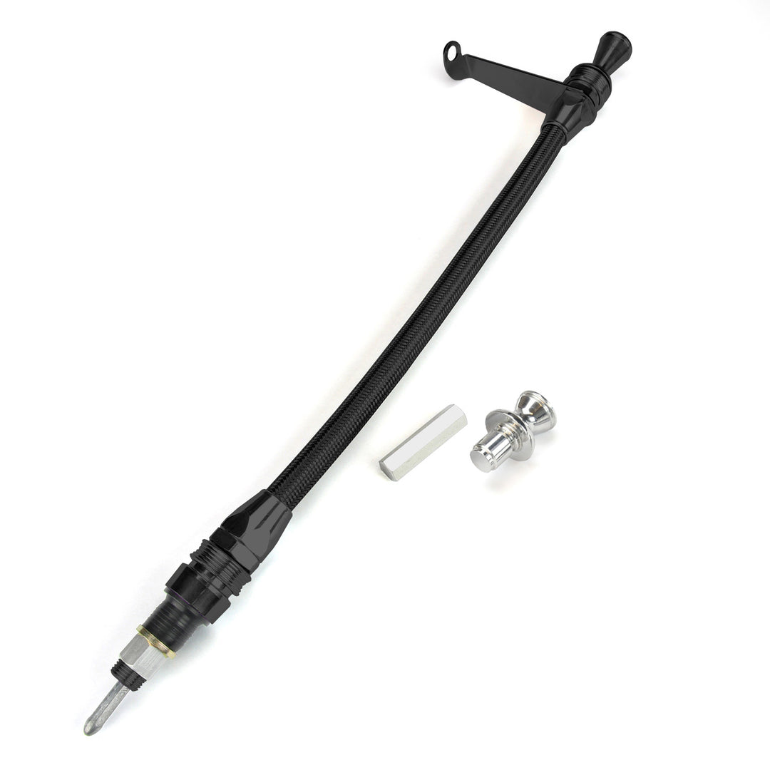 Lokar Anchor-Tight Locking Black Transmount Transmission Dipstick for TH-200