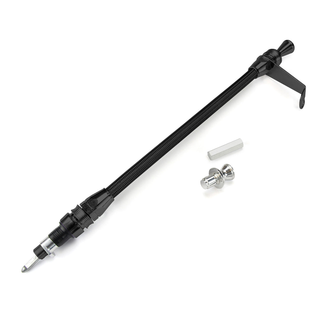 Lokar Anchor-Tight Locking Black Transmount Transmission Dipstick for AOD/4R70W/AODE