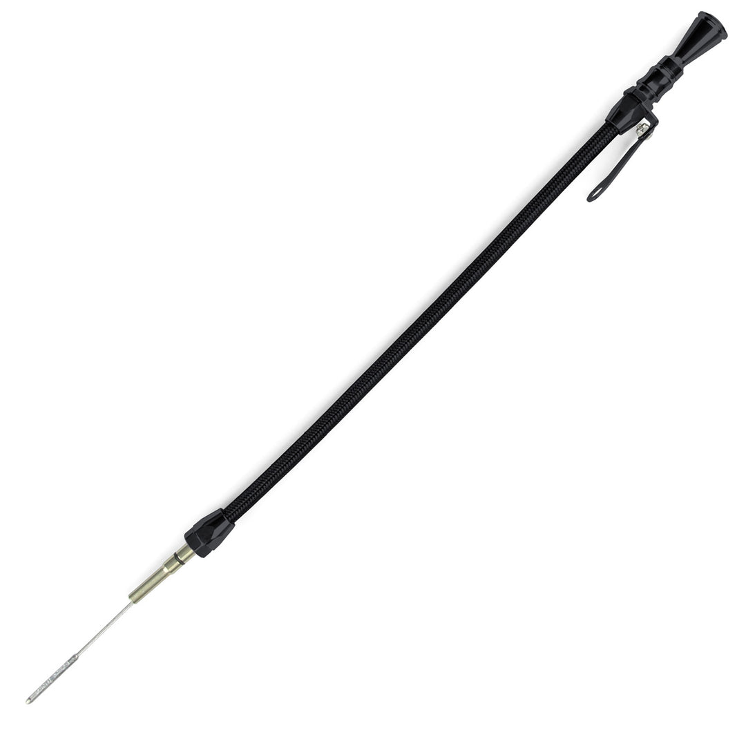 Lokar Anchor-Tight Locking Black Engine Dipstick - 1997 & Later GM LS Series Car Push into Block Passenger's Side/Doug Thorley Tri-Y Headers