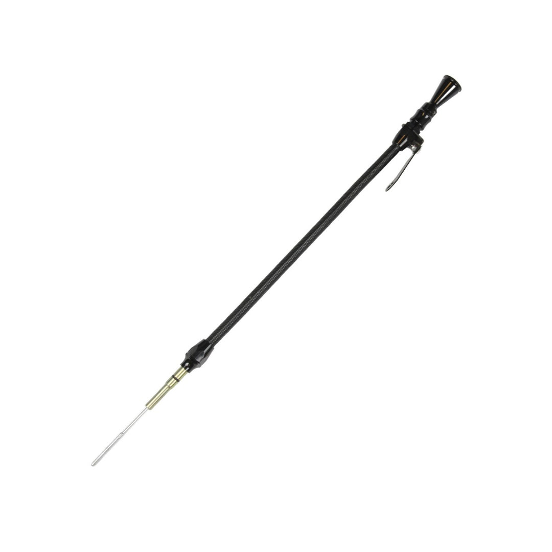 Lokar Anchor-Tight Locking Black Engine Dipstick - Gen 4 LS Car, 6.2 LSA Camaro, Passenger Side