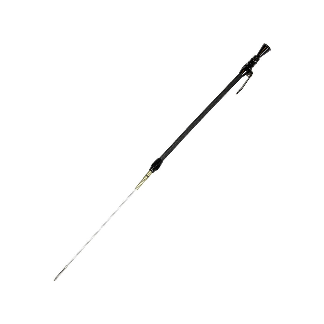 Lokar Anchor-Tight Locking Black Engine Dipstick - LSX, Passenger Side