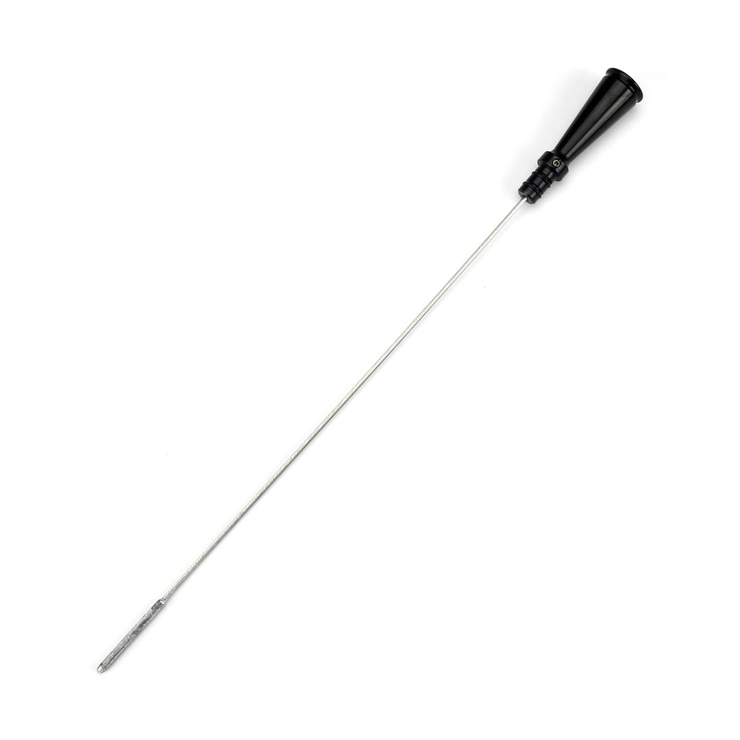 Lokar Premium Black Billet Engine Dipstick - 1979 & Later Chevy Small Block No Upper Tube