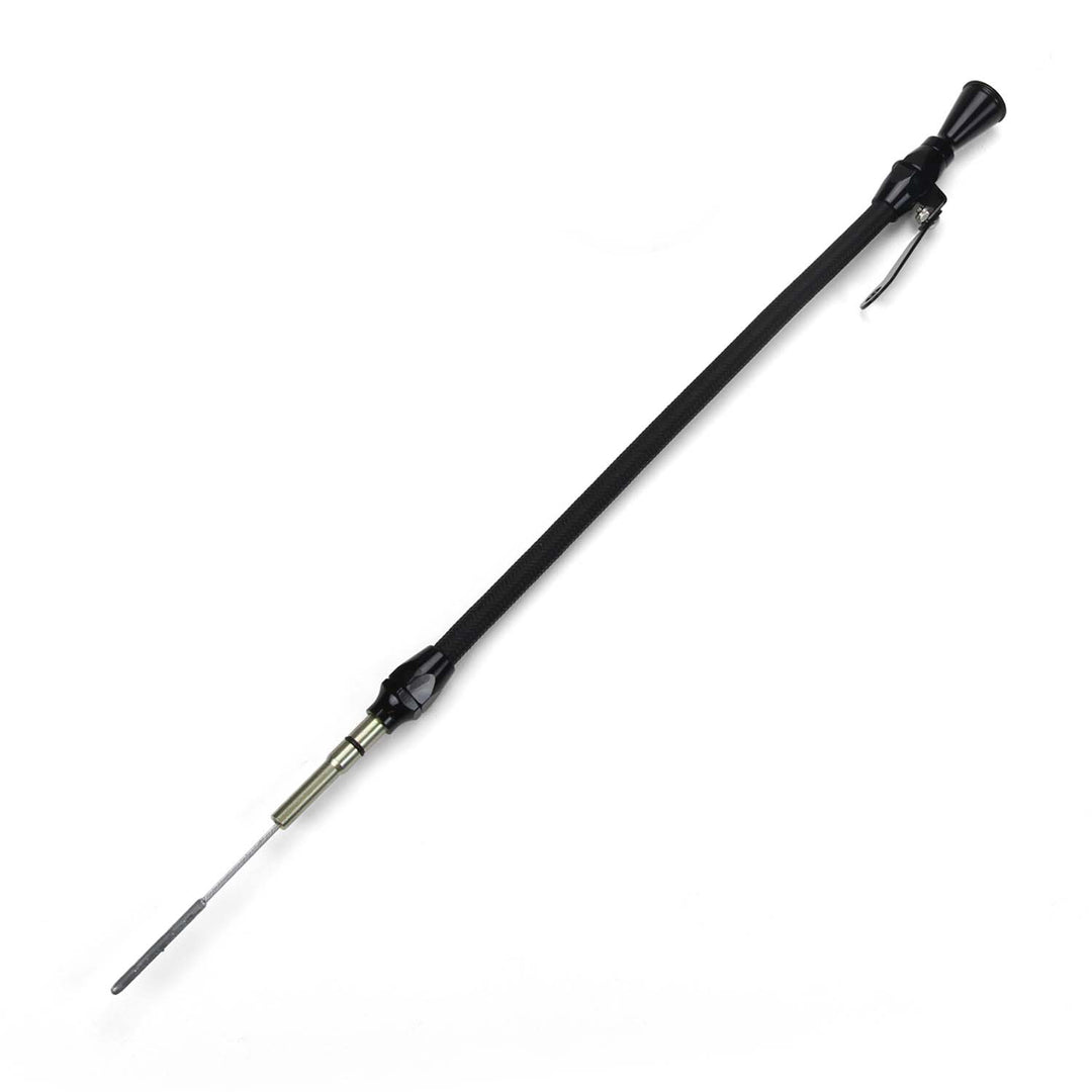 Lokar Hi-Tech Flexible Black Engine Dipstick - 6.2 LSA Cadillac, Block