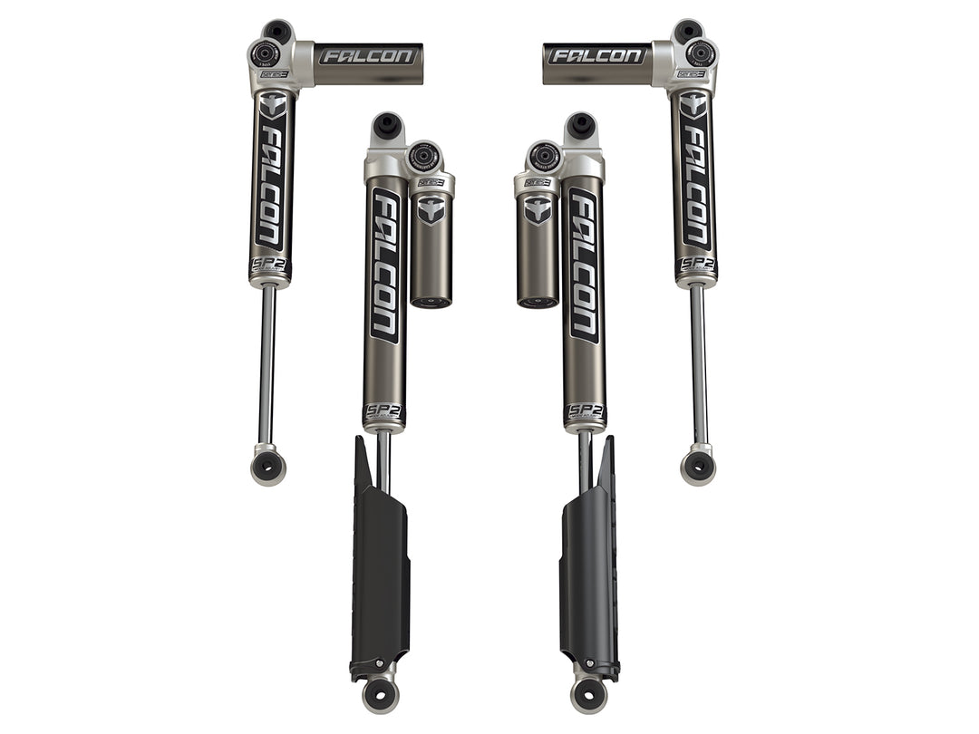 JL 4dr: Falcon SP2 3.1 Piggyback Shock Kit (0–1.5” Lift)