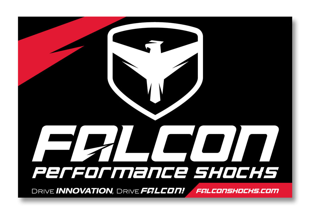 Falcon Performance Shocks Banner 3 Feet X 4.5 Feet Teraflex 93-01-01-001