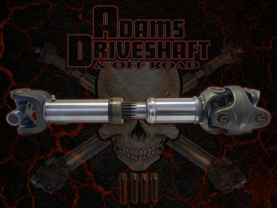 Adams Driveshaft YJ Rear 1310 CV Driveshaft 1994 - 1995 Heavy Duty Series ASDYJ-1310CV1330R-G