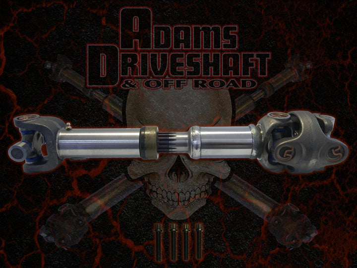 Adams Driveshaft YJ Rear 1310 CV Driveshaft 1987 - 1993 Extreme Duty Series ASDYJ-1310CVR-S