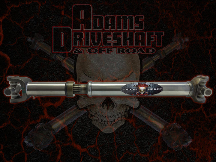 Adams Driveshaft YJ Front Slip N Stub 1310 Driveshaft Heavy Duty Series ASDYJ-1310SF-G
