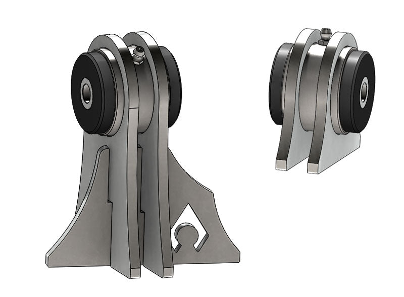 Jeep TJ Weld On UCA Brackets For Low Pro Front Truss Daystar Bushings 1/2 Inch Bolt Size Artec Industries BR1123