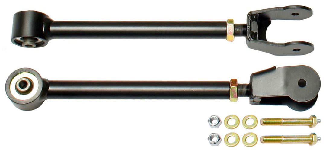 Johnny Joint Adjustable Control Arms 97-06 Wrangler TJ and LJ Unlimited/XJ/MJ Front Upper, Adjustable Greasable Pair RockJock 4x4 CE-9102