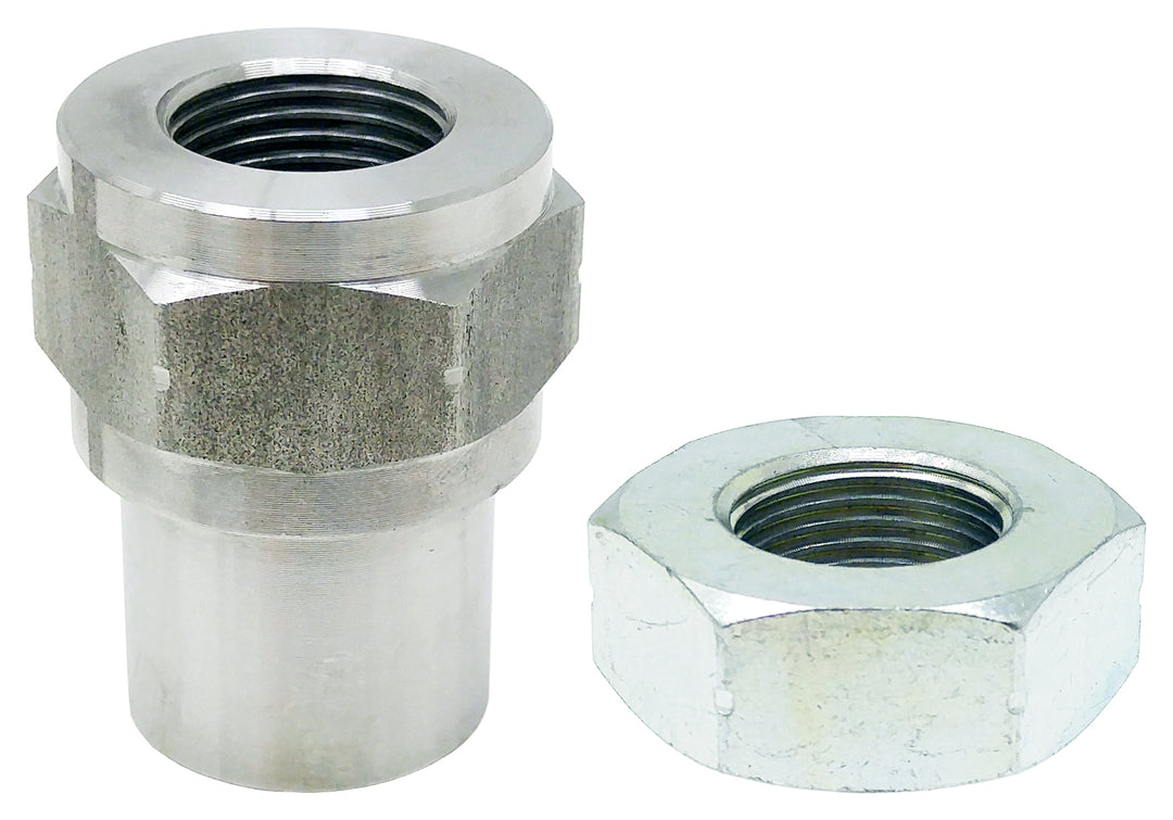 Threaded Bung With Jam Nut 3/4 Inch-16 Left Hand Thread Set RockJock 4x4 CE-9112BL