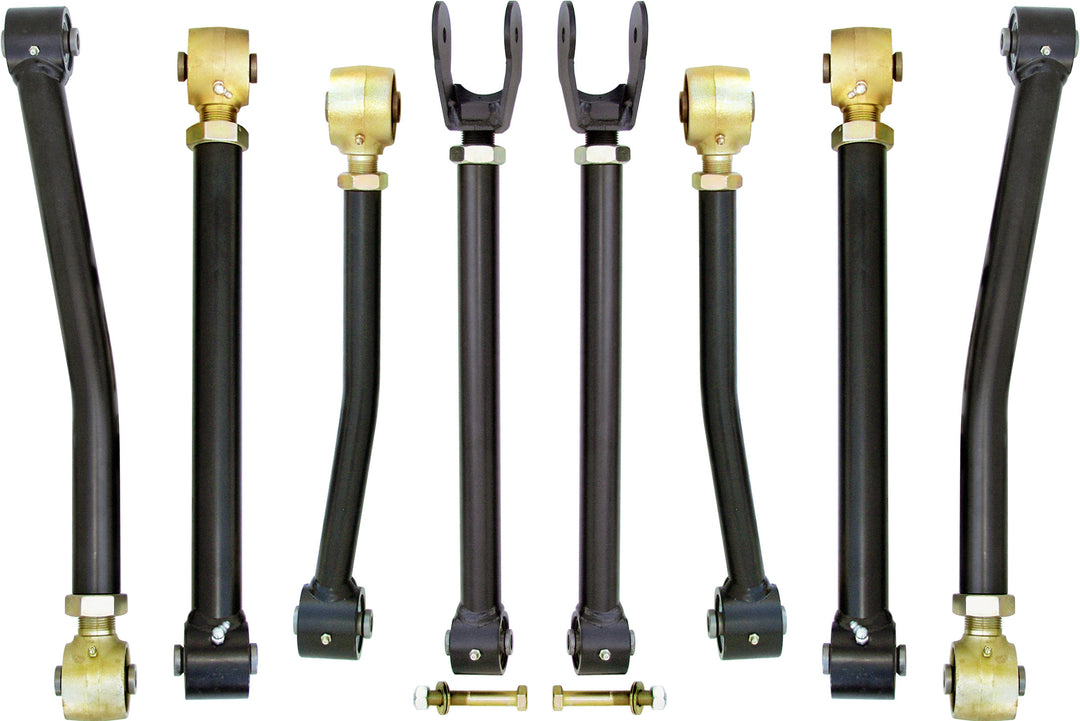 Johnny Joint Control Arm Set 07-18 Wrangler JK Complete Set Of 8 RockJock 4x4 CE-9807CA