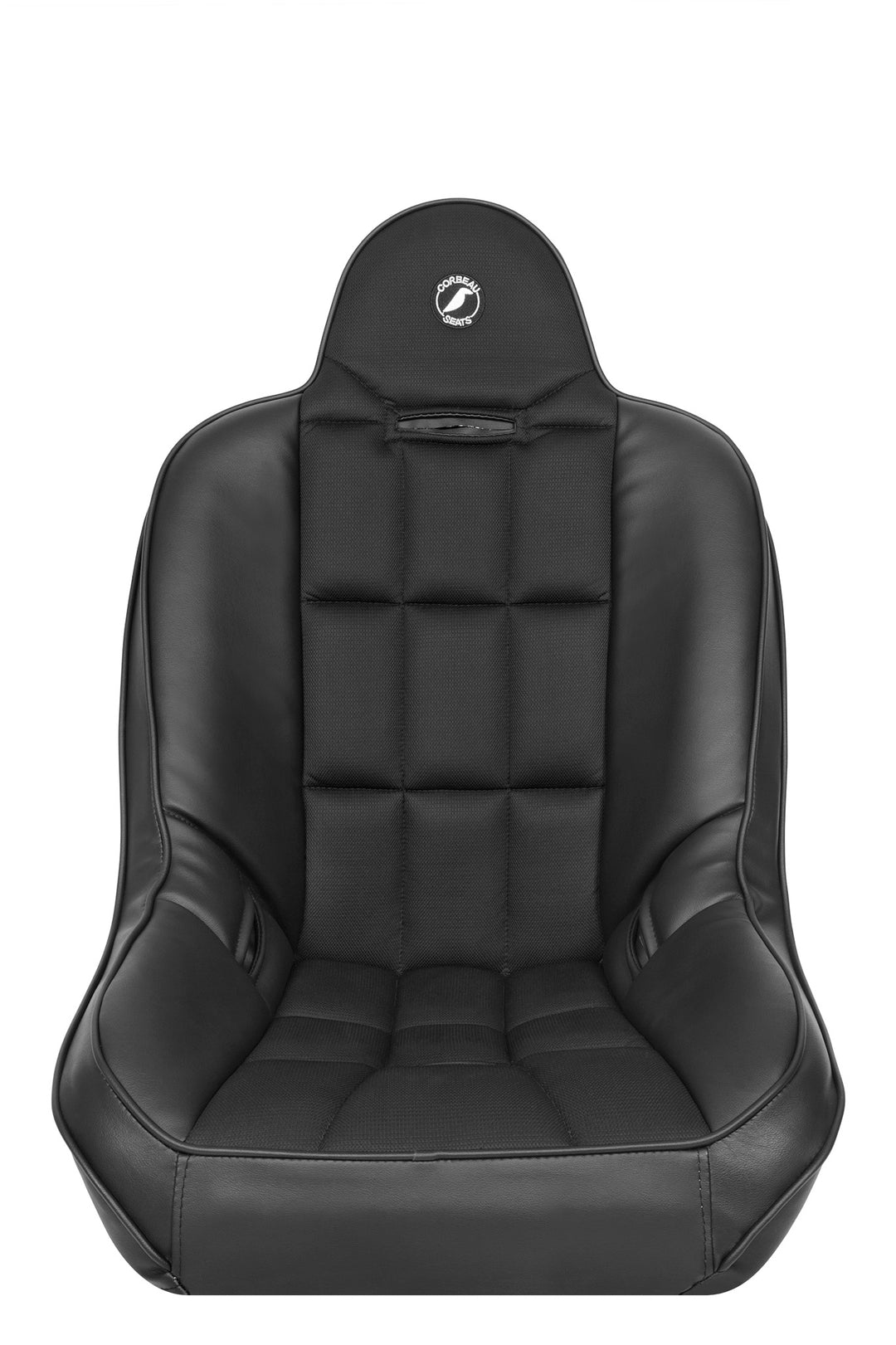Corbeau Baja SS Fixed-Back Suspension Seat - Vinyl and Cloth - Skinny Pedal Racing