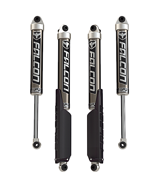 Falcon SP2/SERIES 2.1 MONOTUBE SHOCKS  JL 2-DOOR 0-1.5” Lift - Skinny Pedal Racing