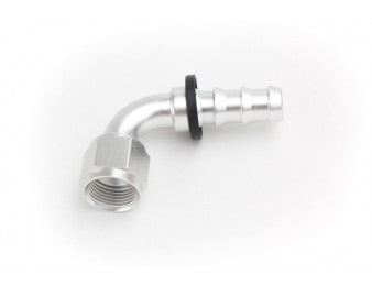 Fitting, #12 JIC 90 Degree Low Pressure Push Lock PSC Performance Steering Components HF-LP9012