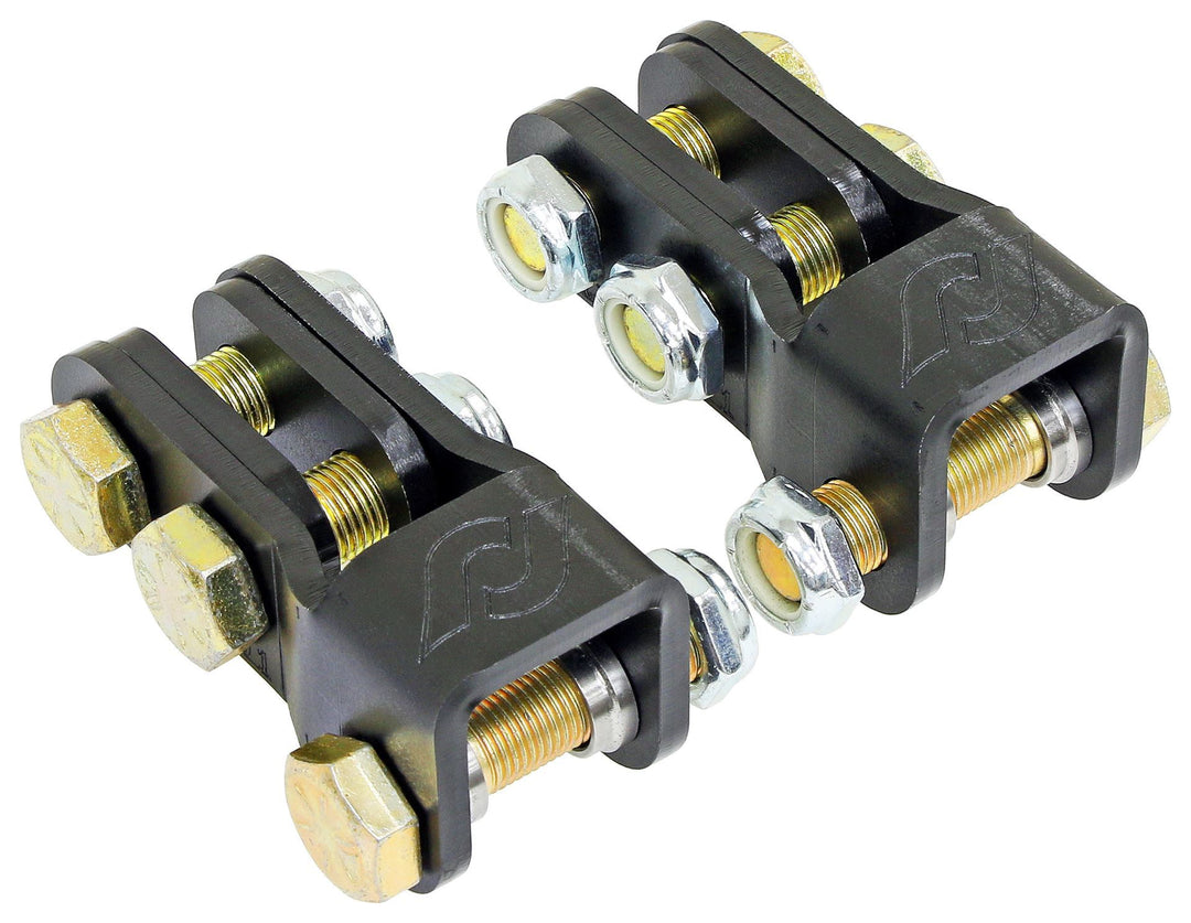 Antirock Double Shear End Link Bracket Kit Extends Arm Length 1.5 Inch Allows up to 1.25 Inch Link Offset Hardware Included Pair RockJock 4x4 RJ-201000-101