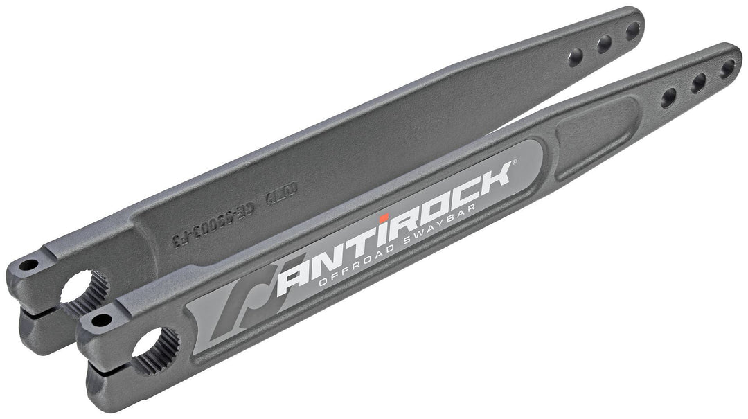 Antirock Forged Chromoly Sway Bar Arms 16.2 Inch Long C-C Includes Stickers Pair RockJock 4x4 RJ-202003-101