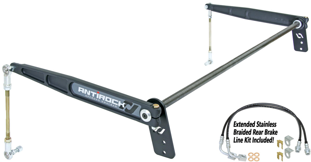 Antirock Sway Bar Kit JK Rear Forged Arms (Heavy) 1 1/8 Inch Bar RockJock 4X4 RJ-236200-101