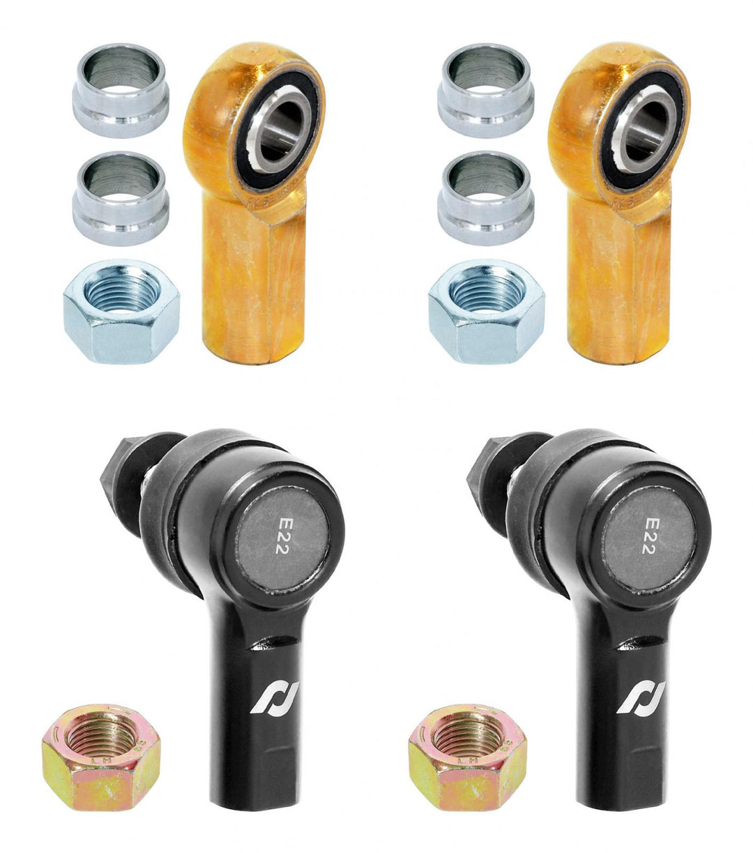 Adjustable Sway Bar End Link Rod End Pack for JT Rear Sealed Style RockJock 4X4 RJ-253202-103