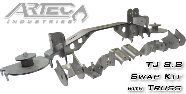 TJ 8.8 Swap Kit W/Truss 97-06 Wrangler TJ Artec Industries TR8801