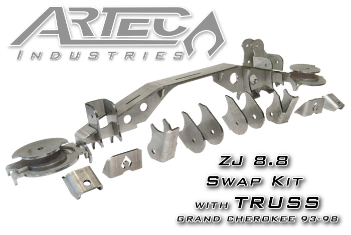 ZJ 8.8 Swap Kit W/Truss 93-98 Jeep Grand Cherokee Artec Industries TR8802