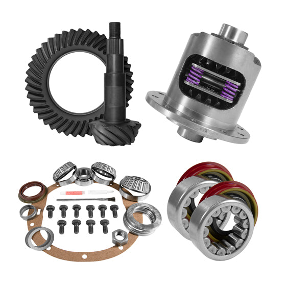 8.6 inch GM 4.11 Rear Ring and Pinion Install Kit 30 Spline Positraction Axle Bearings and Seals 3.062 inch OD USA Standard ZGK2018