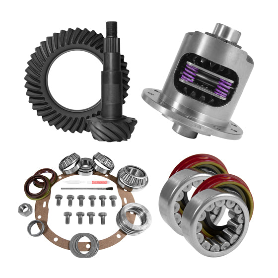 8.6 inch GM 4.11 Rear Ring and Pinion Install Kit 30 Spline Positraction Axle Bearings and Seals USA Standard ZGK2028