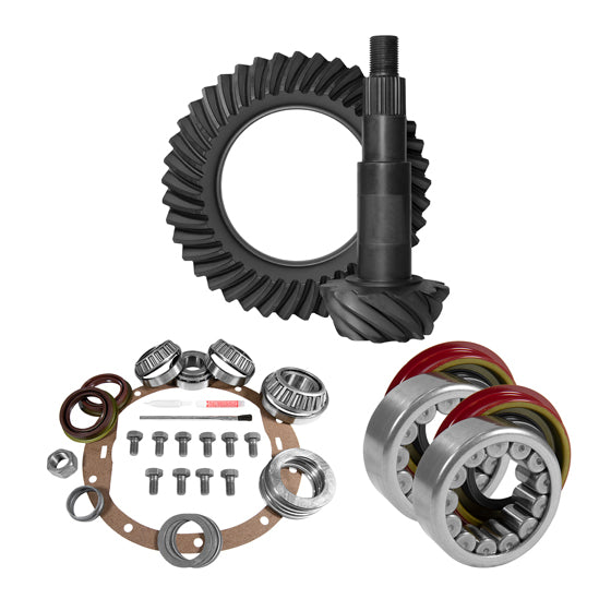 8.6 inch GM 4.56 Rear Ring and Pinion Install Kit Axle Bearings and Seal USA Standard ZGK2034