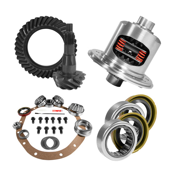 9.25 inch CHY 3.91 Rear Ring and Pinion Install Kit 31 Spline Positraction 1.7 inch Axle Bearings USA Standard ZGK2081